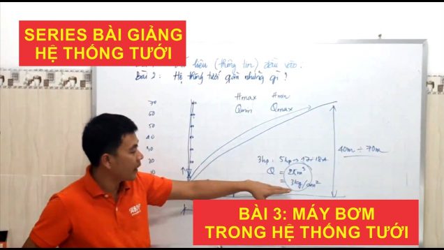 Kiến thức tưới – Bài 3: Máy bơm trong hệ thống tưới