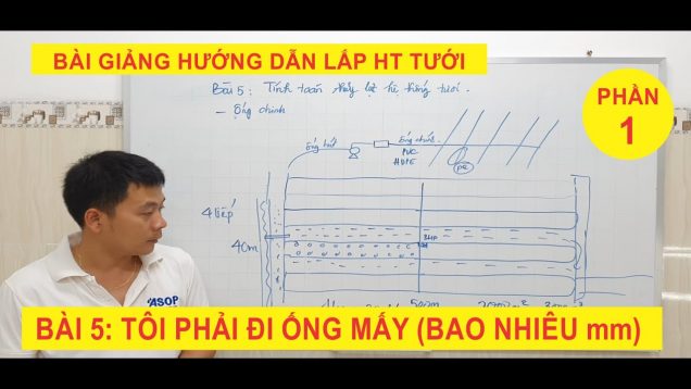 Kiến thức tưới – Bài 5: Cách tính toán thủy lực cho đường ống