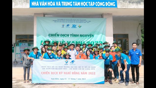 Chiến dịch tình nguyện Kỳ nghỉ hồng năm 2022 – Trường ĐH Mở TP.HCM
