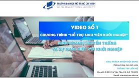 Video số 1 kinh doanh truyền thống và sự khác biệt với khởi nghiệp