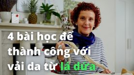 4 bài học đắc giá để thành công với vải da dứa từ Carmen Hijosa