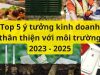 Top 5 ý tưởng kinh doanh thân thiện với môi trường 2023 – 2025