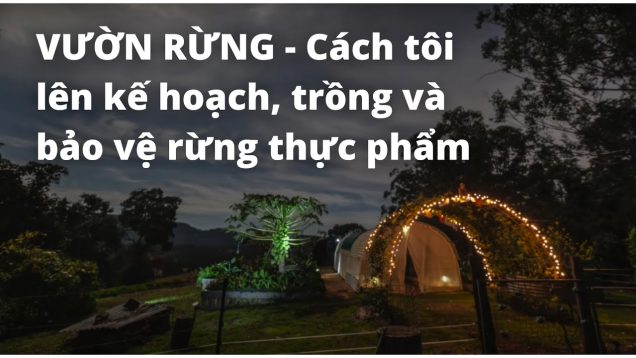 Vườn rừng – Cách tôi lập kế hoạch, trồng và bảo vệ rừng thực phẩm của mình