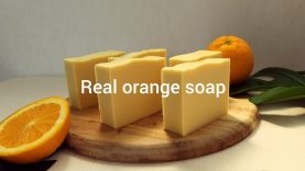 Cách làm xà phòng handmade tươi bằng cam
