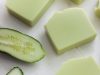 Homemade cucumber soap