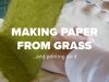 Making Paper From Grass… and Printing On It